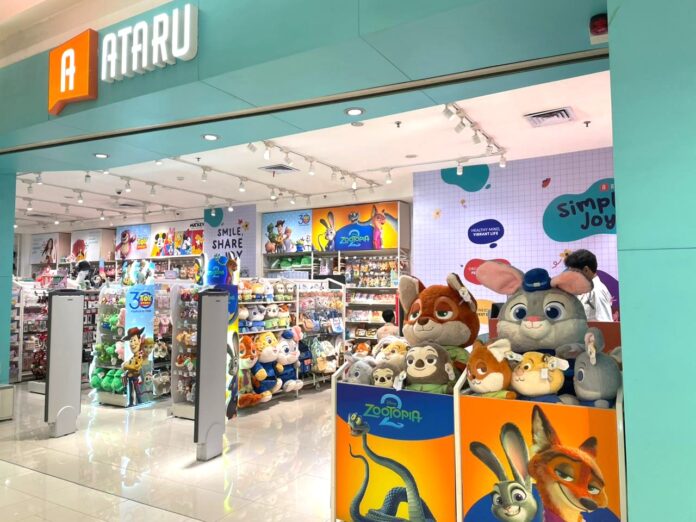 ATARU juga membuka exhibition booth ATARU x Zootopia 2 di Tribeca Park, Central Park Mall, dengan nuansa penuh warna dan keceriaan.