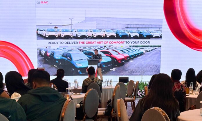 GAC- Valdo Prahara , Marketing Communications dan Public Relations GAC Indonesia pada Press Conference IIMS 2026