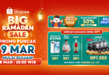 Persiapan Lebaran Makin Praktis, Shopee Hadirkan Ragam Promo Spesial di Puncak Big Ramadan Sale 9 Maret 2026